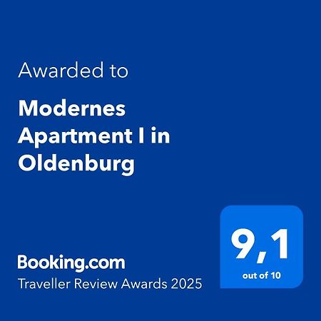 Modernes Apartment I In Oldenburg Buitenkant foto