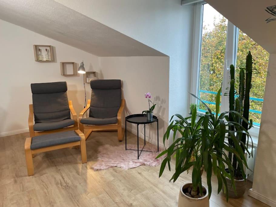 Modernes Apartment I In Oldenburg Buitenkant foto